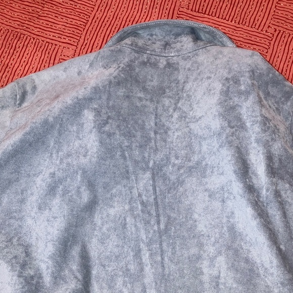 Yest Women's size 6 Light blue Blazer - lightweight suede like material - Picture 15 of 16